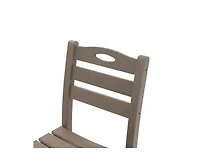sumyeg Set of 2 Hdpe Patio Dining Chairs, Armless Outdoor Side Chairs