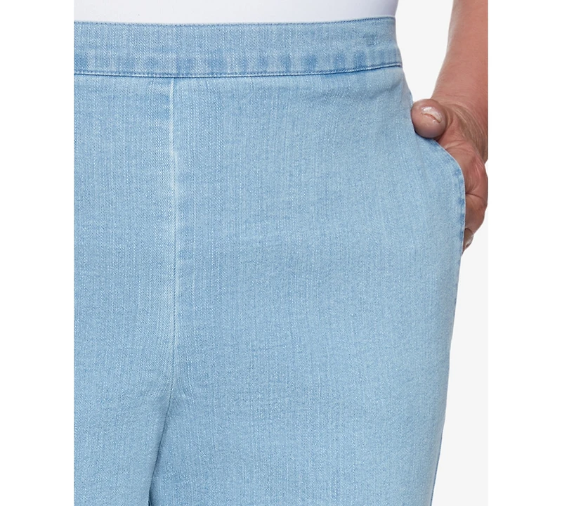 Alfred Dunner Petite Classics Pull-On Capri Pants