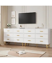 homfan 6-Drawer Dresser for Bedroom, Cabinet with Elevated Base, Fabric Storage Tower, Steel Frame, Chest Drawers Organizer for Closet, Living Room