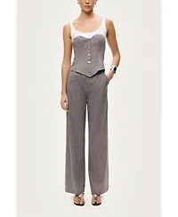 Nocturne Women's Wide-Leg Tailored Pants