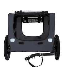 Streamdale Furniture Heavy Duty Collapsible Pet Bike Trailer with 16-Inch All-Terrain Wheels