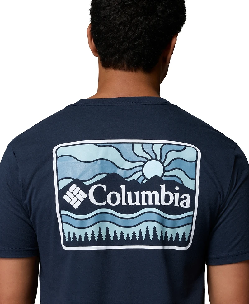 Columbia Men's Bold Mountain Logo Graphic Print T-Shirt