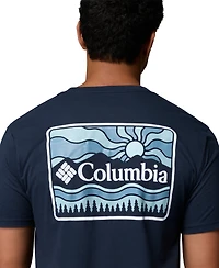 Columbia Men's Bold Mountain Logo Graphic Print T-Shirt