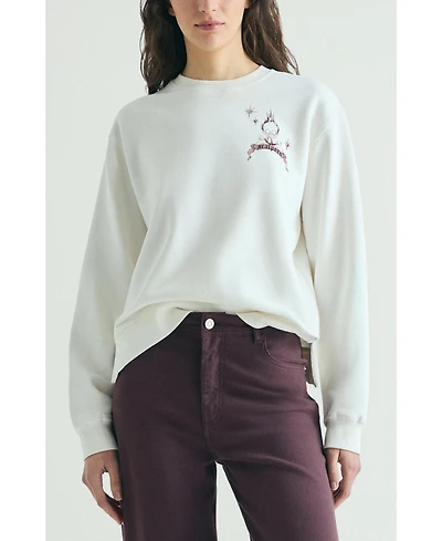 Scalpers Women's Skull Printed Sweatshirt