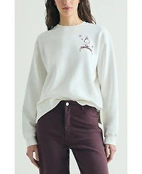 Scalpers Women's Skull Printed Sweatshirt
