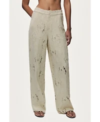 Nocturne Women's Jacquard Wide-Leg Trousers