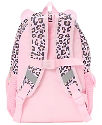 Biz & Bean Toddler Girls' Butterfly Preschool Cat Graphic Design Backpack and Lunch Bag, 2-Piece Set