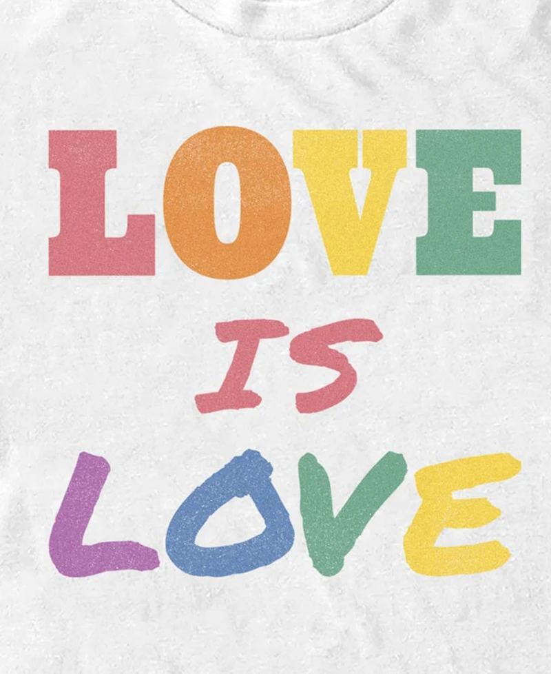 Design By Humans Men's Love Is Short-Sleeve T-Shirt
