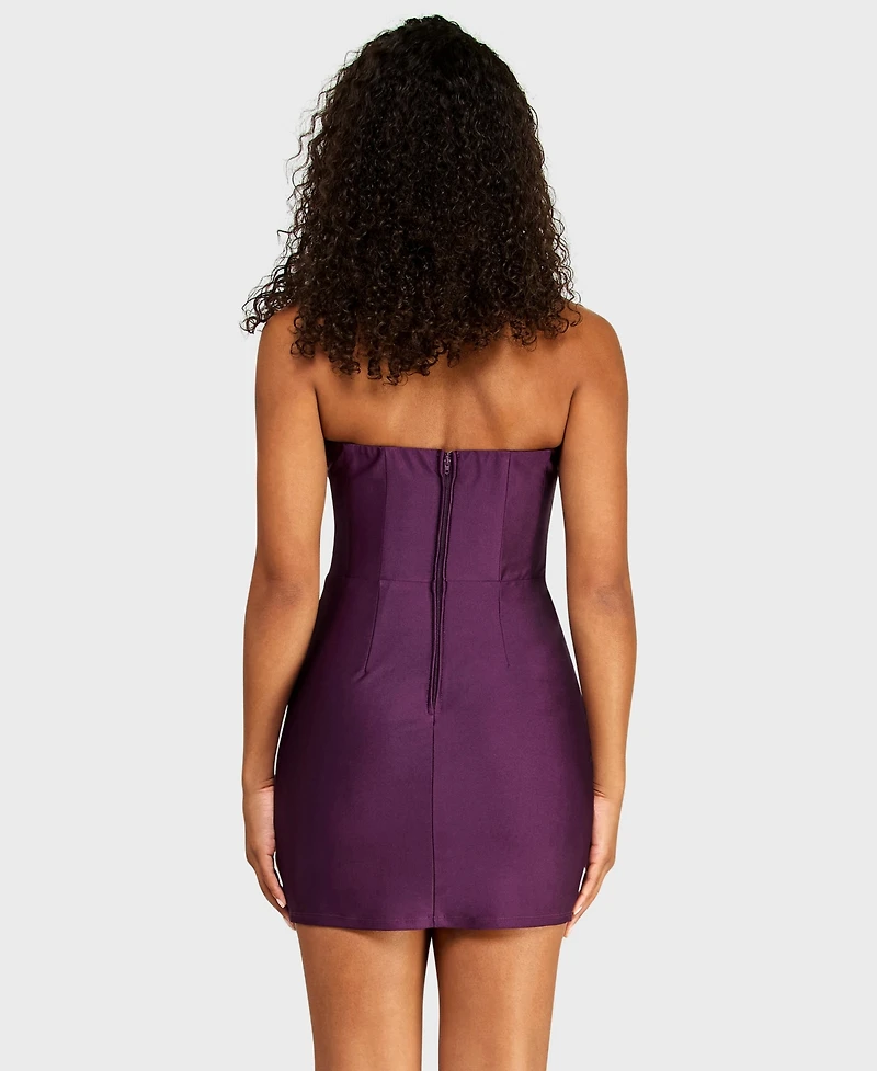 Alex & Sophia Women's Strapless Dress
