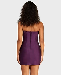 Alex & Sophia Women's Strapless Dress