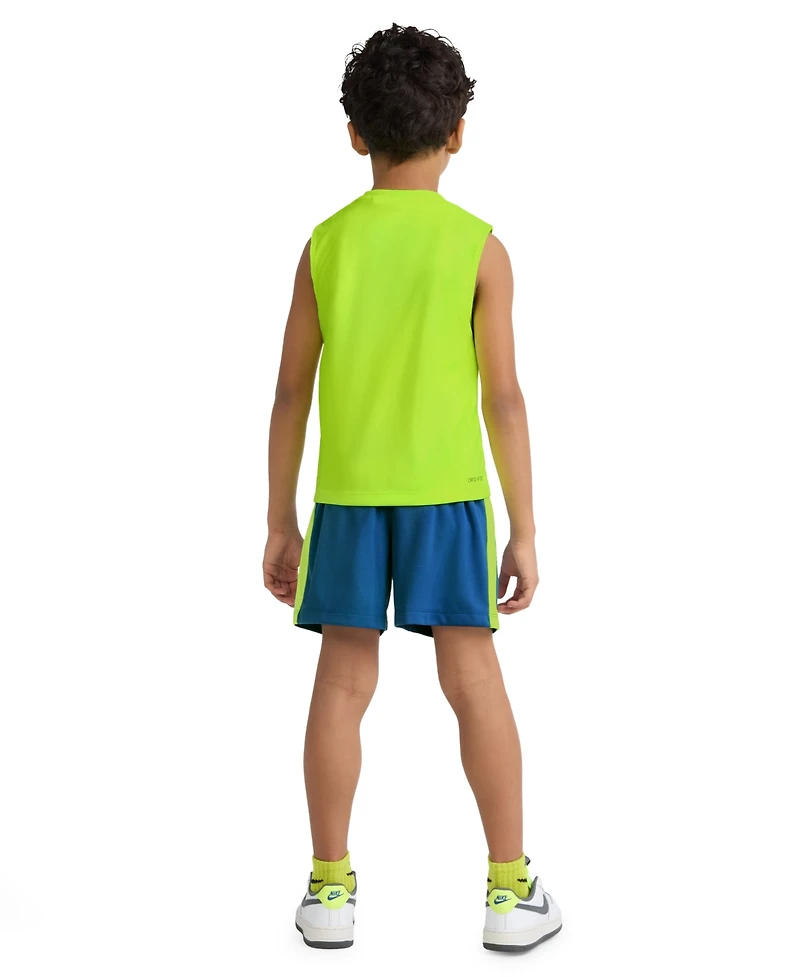 Nike Boys' 4-7 Sleeveless Top and Shorts, 2-Piece Set