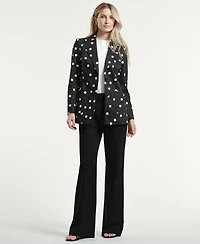 Isaac Mizrahi Women's Lapel Collar Blazer
