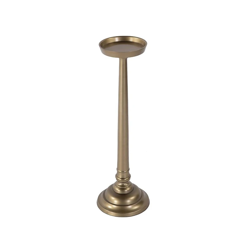 Butler Specialty Tilly All Metal Pedestal Base End Table