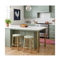 Butler Specialty Ballito Seat Height Oval Rattan Counter Stool