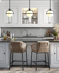Hudson & Canal Cieonna 9.38" Wide Metal Pendant
