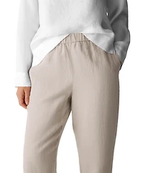 Eileen Fisher Women's High-Waist Tapered Ankle Pants