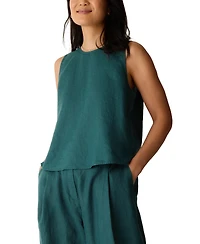 Eileen Fisher Women's Round Neck Shell Top