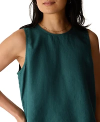 Eileen Fisher Women's Round Neck Shell Top