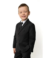 Peanut Butter Collection Toddler Boys 007 Slim Fit 5-Piece Shirt, Tie, Jacket, Vest and Pants Suit Set