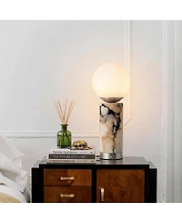 Aspen 14.5" Dimmable Led Marble Table Lamp with Usb Port