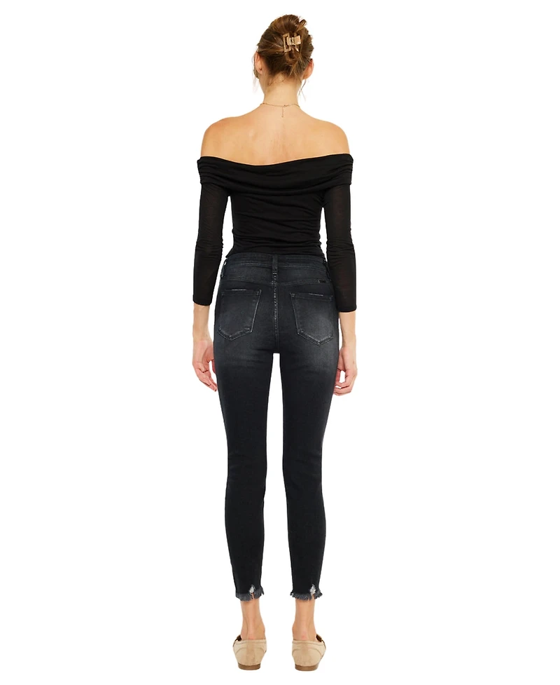 KanCan Women's Tiara High Rise Ankle Skinny Jeans