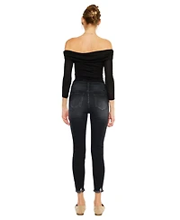 KanCan Women's Tiara High Rise Ankle Skinny Jeans