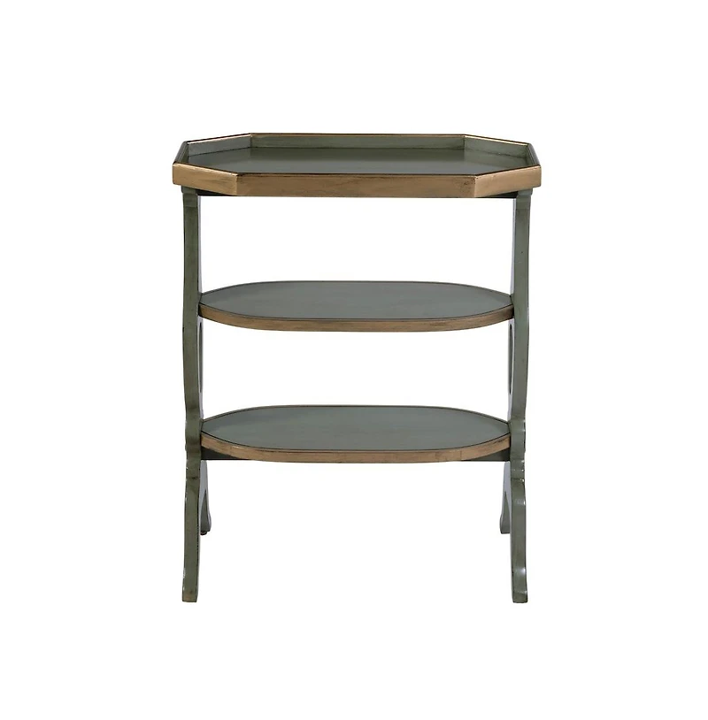 Butler Specialty Hadley 22 in. W Rectangular Wood 3- Tier Side Table