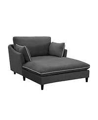 Streamdale Furniture Modern Chaise Lounge Sofa Bed with Pillows