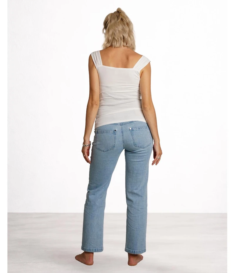 Nom Maternity Hailey Straight Leg Jeans
