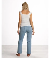 Nom Maternity Hailey Straight Leg Jeans