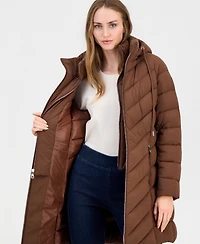 Calvin Klein Women's Bibbed Packable Puffer Coat