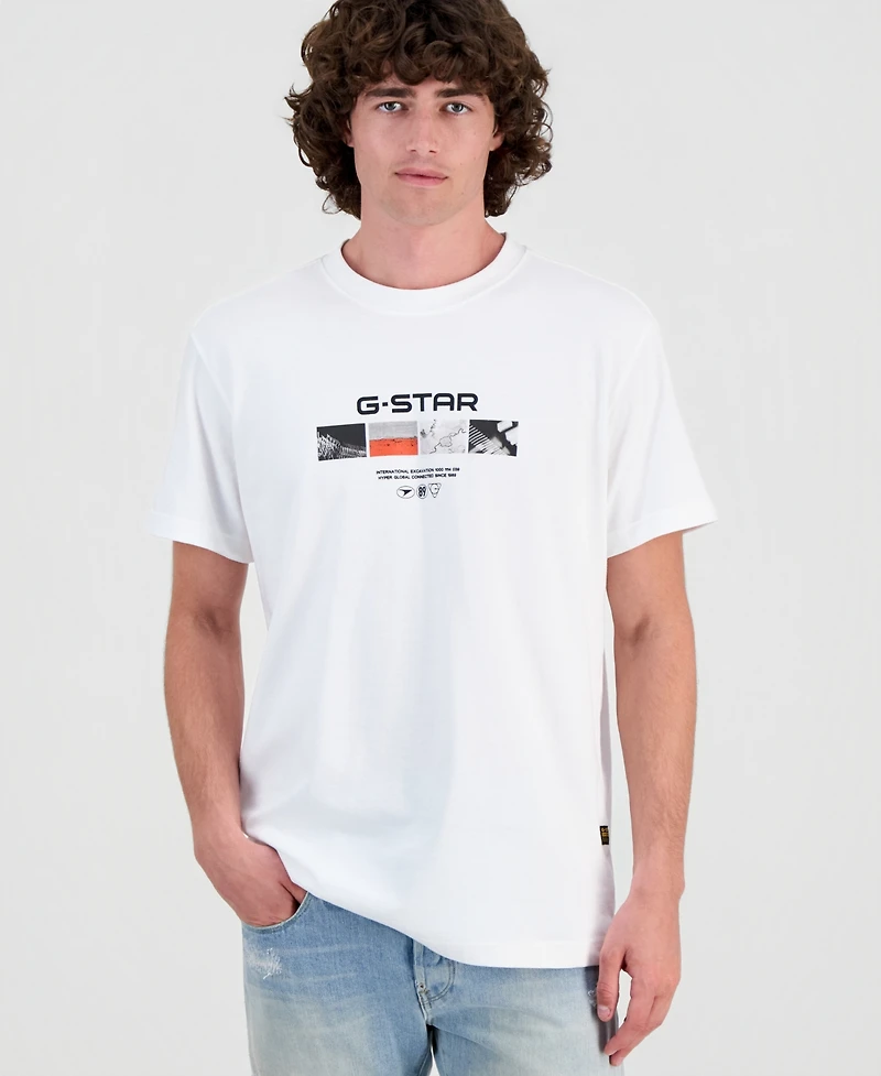 G-Star Raw Men's Multi Print Graphic T-Shirt