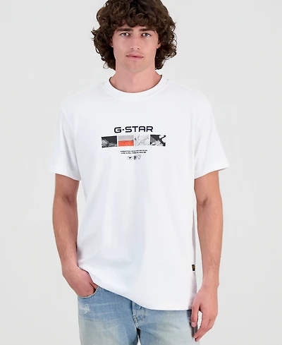 G-Star Raw Men's Multi Print Graphic T-Shirt