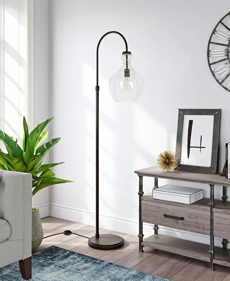 Hudson & Canal Verona 70" Metal Arc Floor Lamp