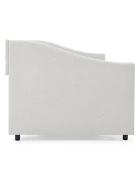 Streamdale Furniture Tufted Upholstered Full Daybed with Drawers