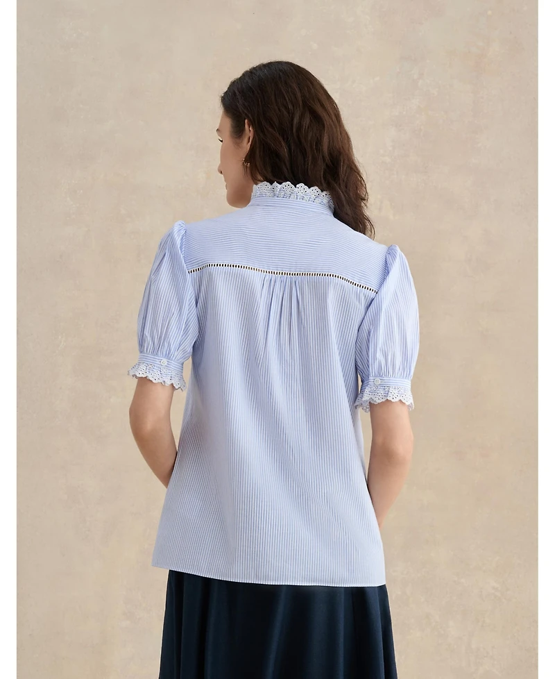 Hobbs London Women's Ginny Belted Pleated Midi Shirt Dress