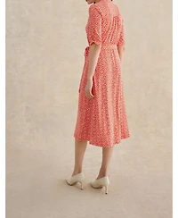 Hobbs London Women's Cathy 3/4 Sleeve Jersey Midi Dress