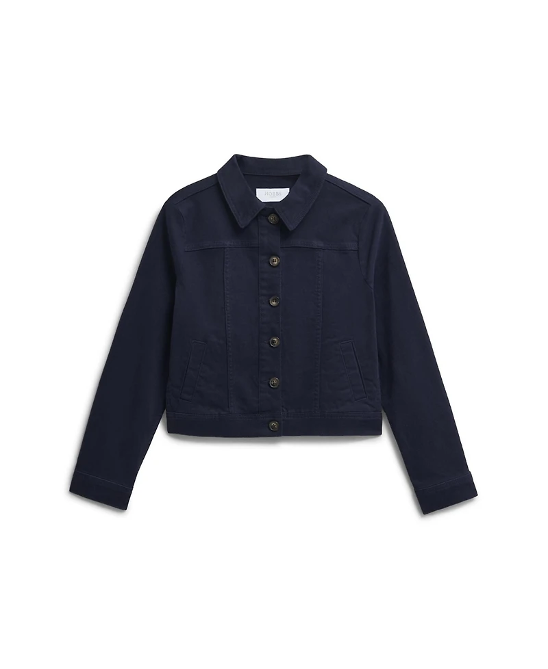 Hobbs London Women's Selborne Boxy Cropped Denim Jacket