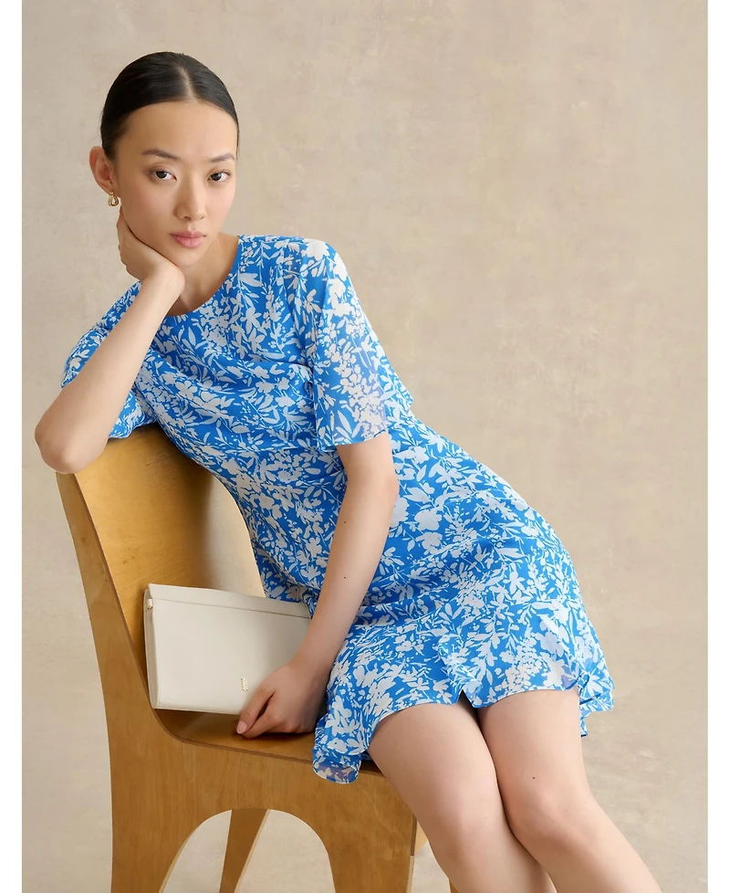 Hobbs London Women's Iona Floral Print Mini Dress