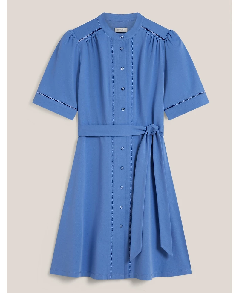 Hobbs London Women's Livvie Belted Mini Shirt Dress
