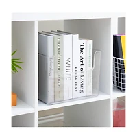 iDesign Open-Front Storage Bin, Set of 4, Clear, Made in Usa