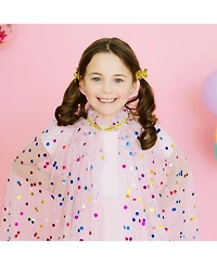 Sweet Wink Girls Pink Confetti Cape