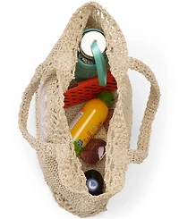 Lands' End Novelty Openweave Straw Bag