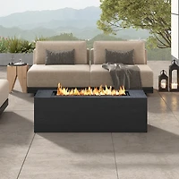 Streamdale Furniture 41.9 inch Propane Fire Pit Set with Tank Cover Table and Accessories