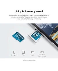 Samsung 256GB Evo Select MicroSD Memory Card