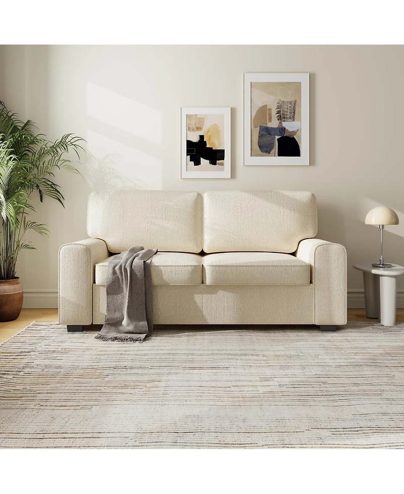 Streamdale Furniture Modern Chenille Loveseat Sofa - Cozy 2-Seater Couch