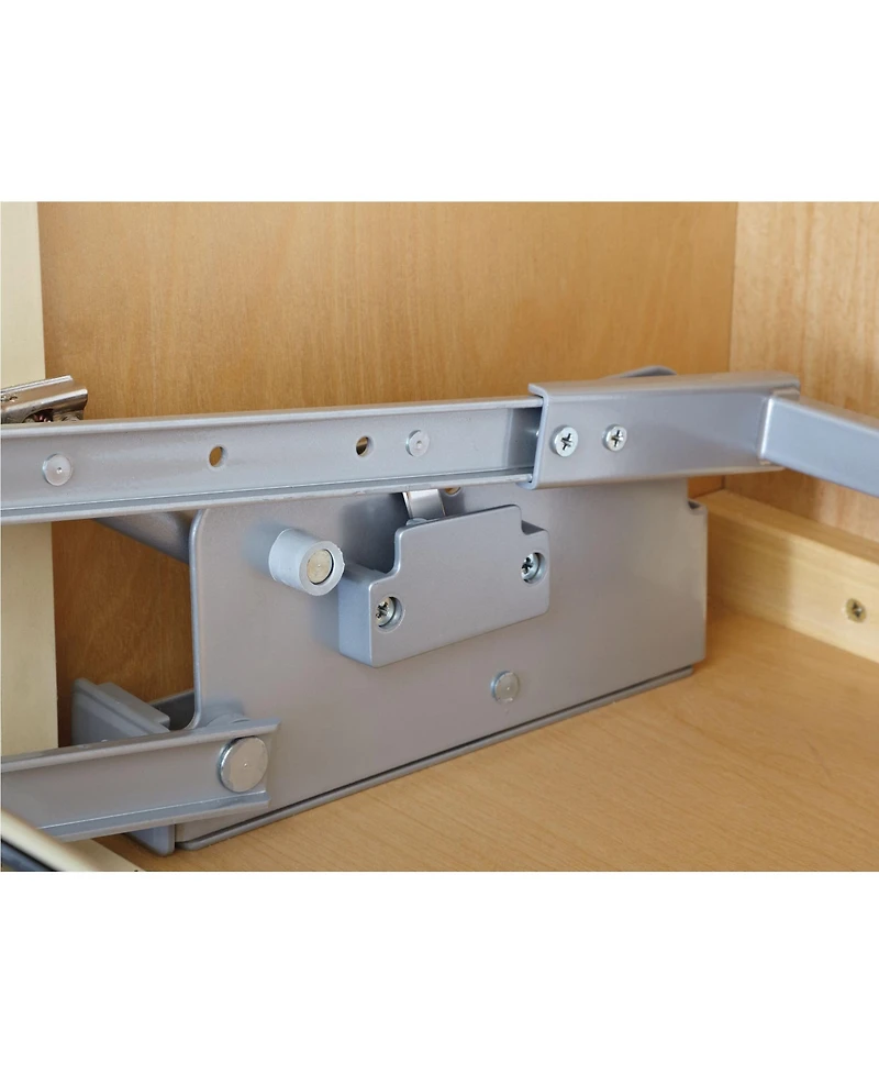 Rev-a-Shelf 24" Kitchen Pulldown Wall Cabinet Shelf System, Chrome, 5PD-24CRN