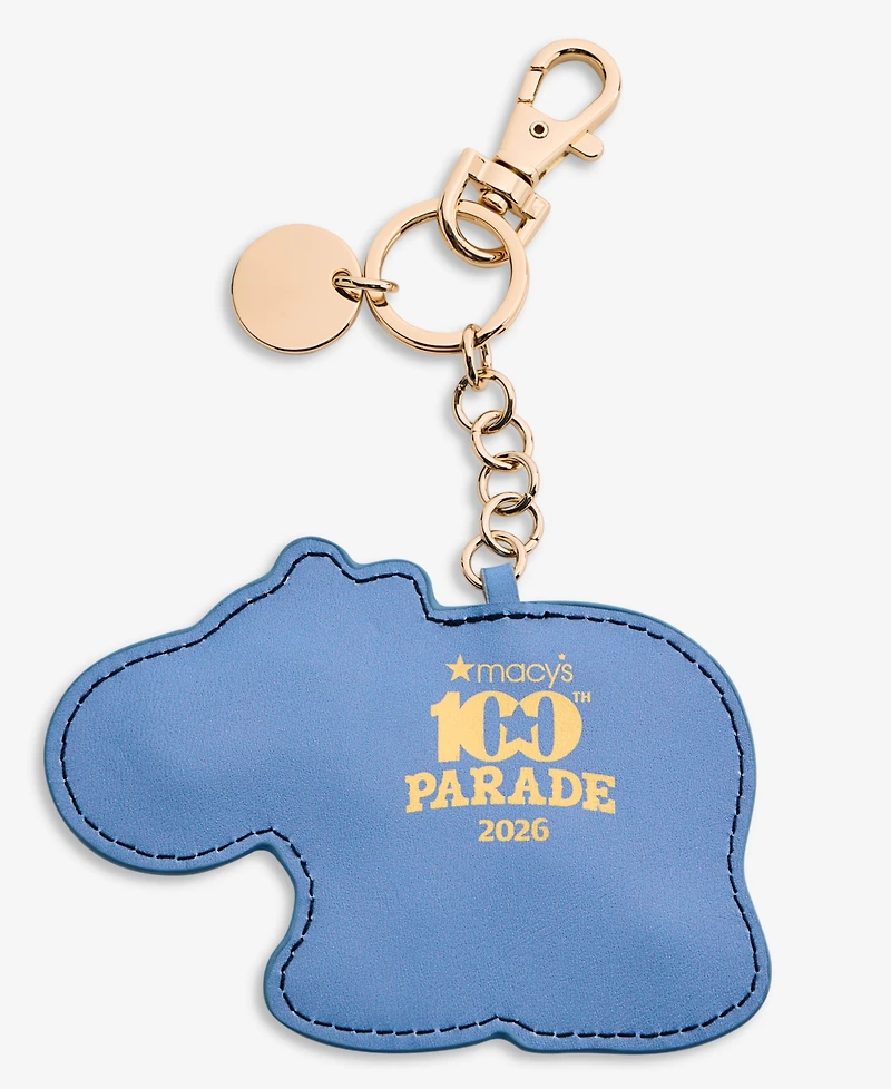 Macy's 100th Thanksgiving Day Parade 2026 Happy Hippo Bag Charm, Macy's Exclusive
