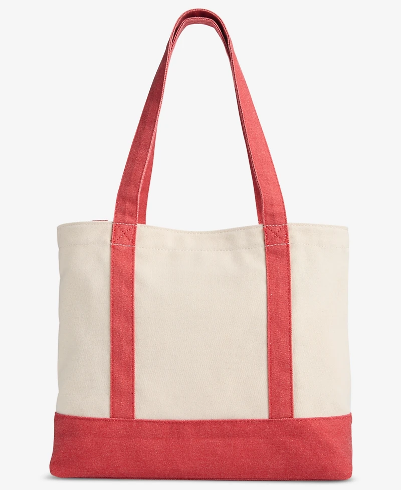 Macy's 100th Thanksgiving Day Parade 2026 Balloon Character Patch Mini Canvas Tote Bag, Macy's Exclusive