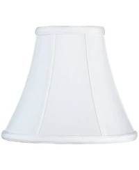 Springcrest Imperial Shade Set of 2 Round Bell Lamp Shades High Spider with Replacement Harp and Finial Fitting
